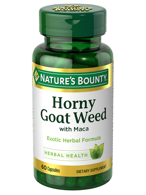 Nature'S Bounty Horny Goat Weed With Maca Capsules 60'S