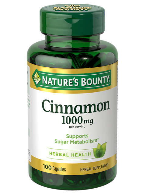 Nature'S Bounty Cinnamon 1000 Mg Capsule 100'S