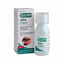 Gum Afta Clear Mouth Ulcer Mouth Wash, 120 ML