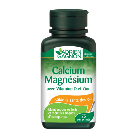 Adrien Gagnon Calcium, Madrien Gagnonnesium, Vitamin D & Zinc Tablet 75's