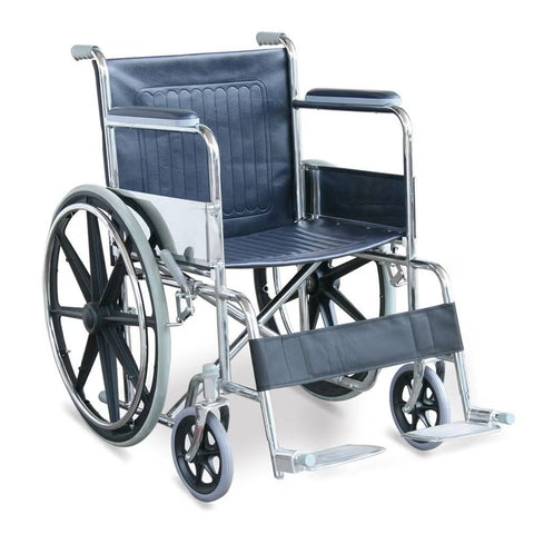 Wolaid Basic Alloy Wheelchair Blue JL809-B -349 Qatar Riyal