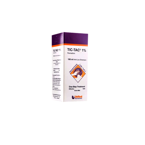 Tic Tac 1% Anti Lice Shampoo, 100 ML