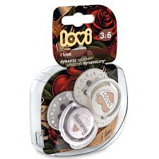 LOVI Soother I Love (22/867), 2 Pcs - 3 to 6m