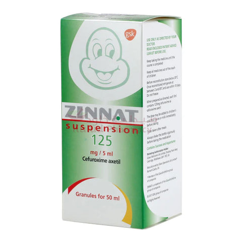 Zinnat Suspension 125 Mg 50 ML