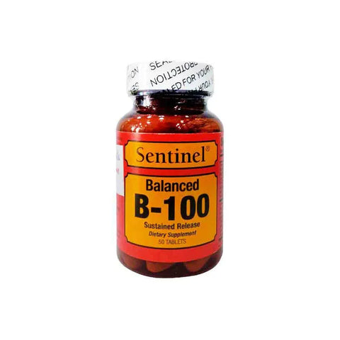 SENTINEL BALANCED B-100 TABLET 50'S - - Vitamins & Minerals - - PharmaCare Online