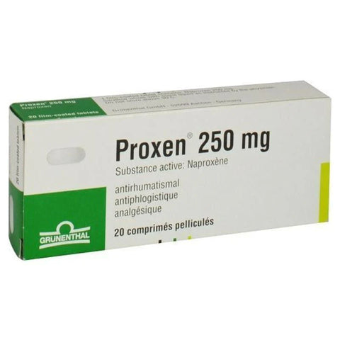 Proxen 250 MG Tablet, 20's – Gentle Pain Relief and Anti-Inflammatory Medication