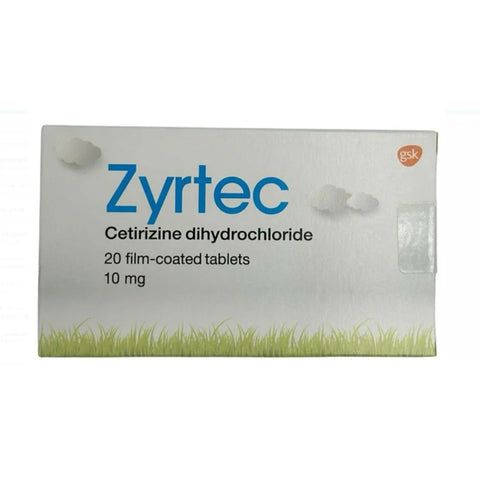 Zyrtec 10 Mg 20 Tablet