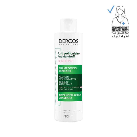 Vichy Dercos Anti Dandruff Shampoo For Sensitive Scalp 200Ml