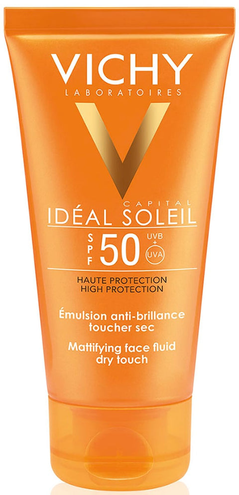 Vichy Capsuleital Soleil Face Dry Touch Fluid, 50 ML