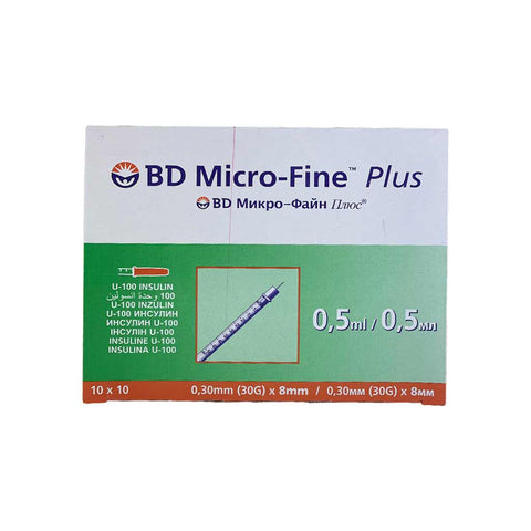 BD Micro Fine Plus,0.5 ML 10's