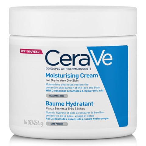 CeraVe Moisturizing Cream for Dry Skin with Hyaluronic Acid 454Gm