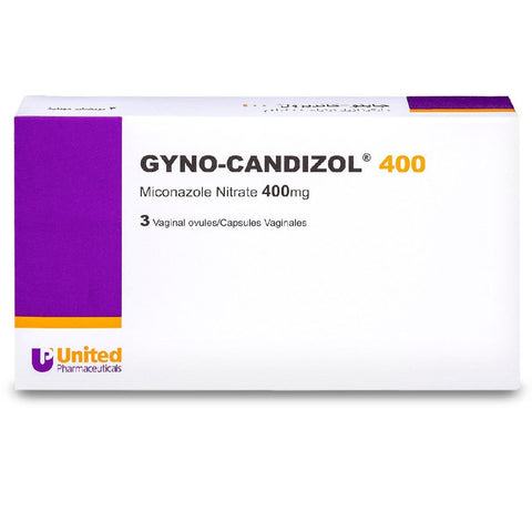 Gyno Candizol 400 Mg Vaginal Ovules 3'S