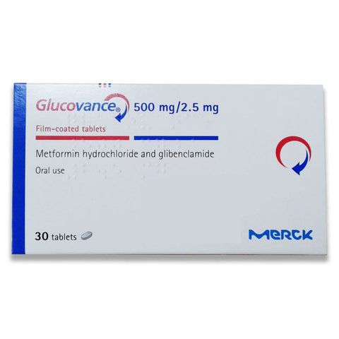 Glucovance 500/2.5 Mg Tablet 30'S