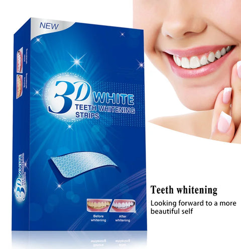3D White Teeth Whitening Strips