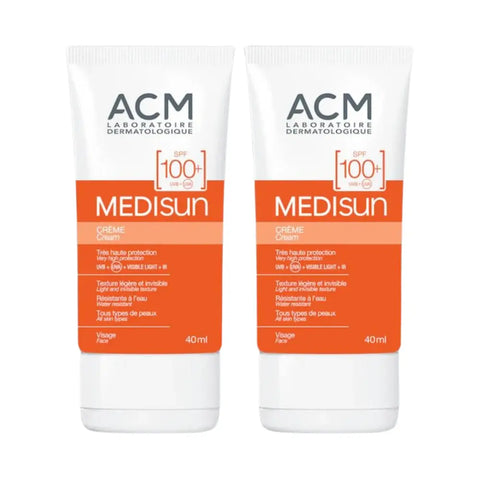 Acm Medisun Light Tint Spf 100+ Tinted Cream  ( Bundle Pack ), 40 ml
