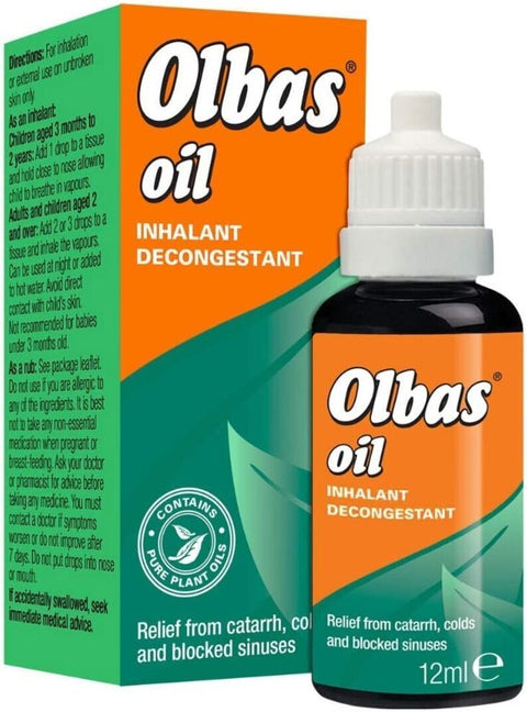 Olbas Oil Inhalant Decongestant 12Ml