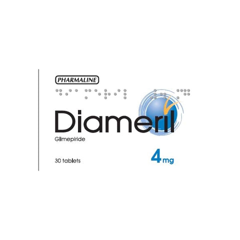 DIAMERIL 4MG TAB  30S