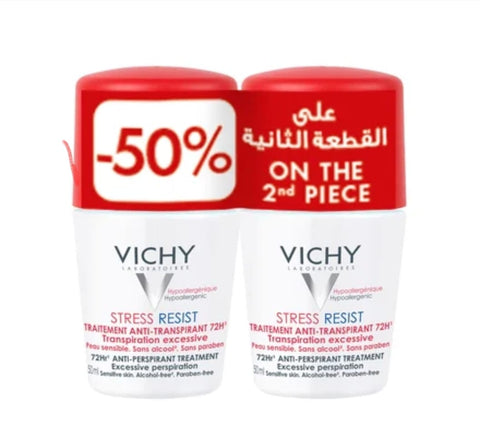 Vichy Non Alcohol Deo Roll - Red, 50 ML (Combo - Offer Pack)