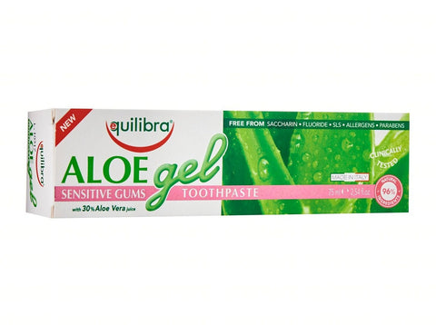 Equilibra Aloe Gel Sensitive Tooth Paste Gel, 75 ML