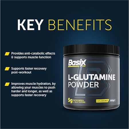 Basix L-Glutamine Powder, 300 Gm
