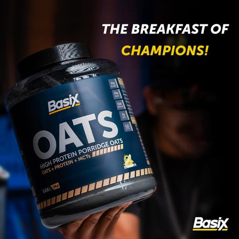 Basix Whey Protien Porridge - Oats Banana, 3 Kg