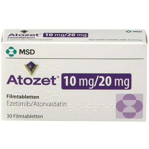 Atozet Tablet 10/20 Mg 30 Tablets