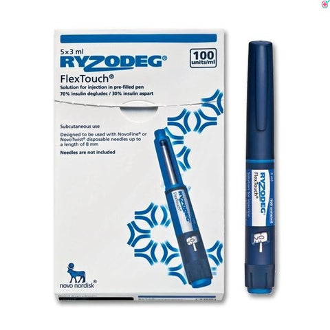 Ryzodeg Flex Touch Pre-Filled Pen 100 I.U 5 Pieces