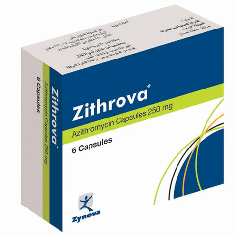 Zithrova Capsule 250 Mg 6 PC