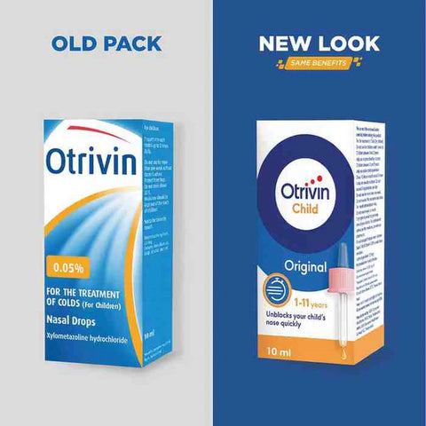 Otrivin Children Nasal Drops 0.05% 10Ml