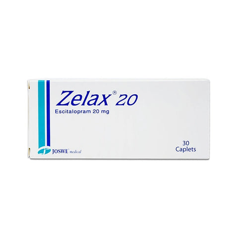 Zelax 20 mg 30 Capsules