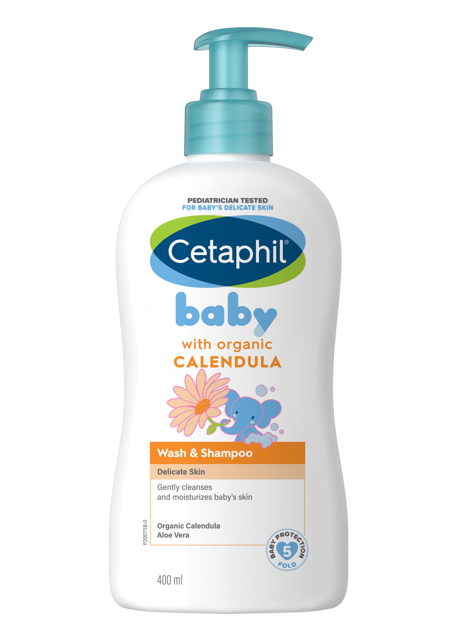 Cetaphil Baby Calendula Wash & Shampoo,400 ML PharmaCare Online