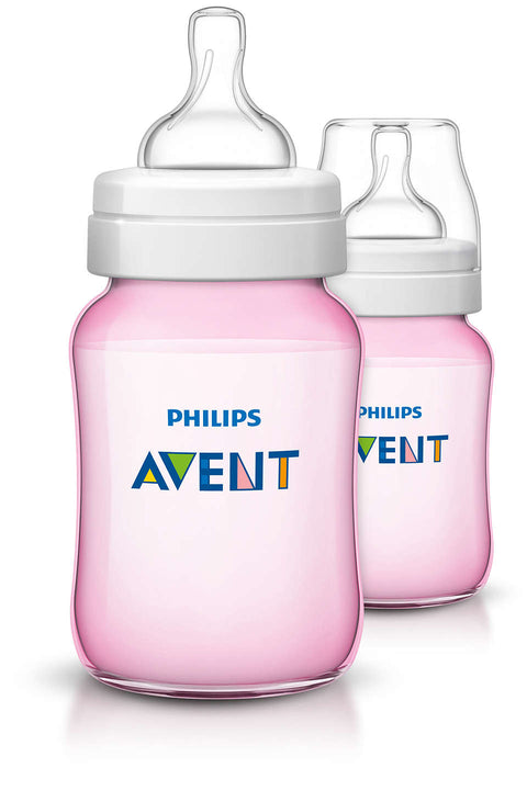 Avent Classic Plus Bottle Pink Scf564/62,260X2 ML