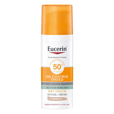 Eucerin Sun Oil Control Gel-Cream Tinted Cc Medium Spf50+ 50ml