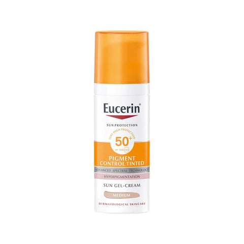 Eucerin Sun Pigment Control Gel Cream Tinted Cc Medium Spf50+
