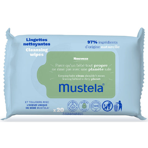 Mustela Facial Cleansing Wipes 20s