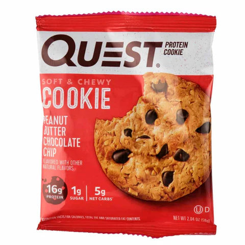 Quest Nutrition Cookies - Peanut Butter Chocolate, 59 Gm