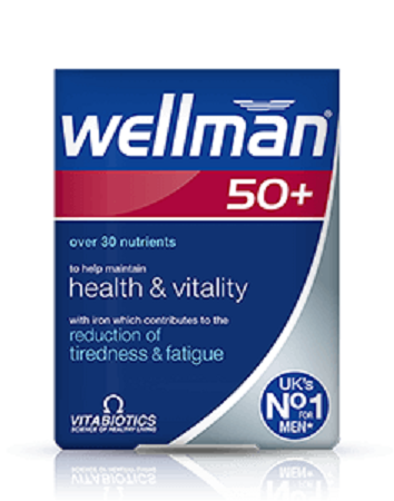 Vitabiotics Wellman 50 Plus Tablet, 30's