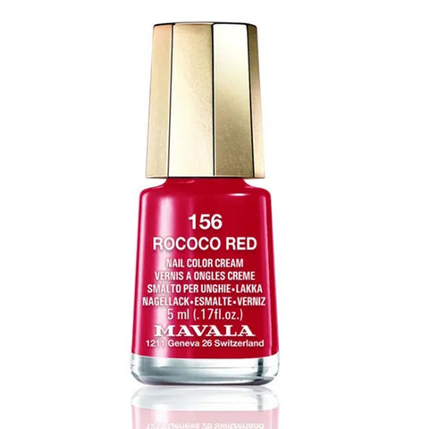Mavala Nail Polish 156 Rococo Red, 5 ML