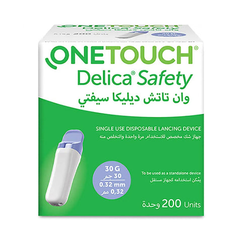 Onetouch Delica Safety Lancing Device 200 Units