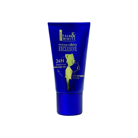 FAIR & WHITE EXCLUSIVE POCKET DEO ROLL ON TUBE 50ML - - Deo & Antipers, Personal Care, Skin Care - - PharmaCare Online