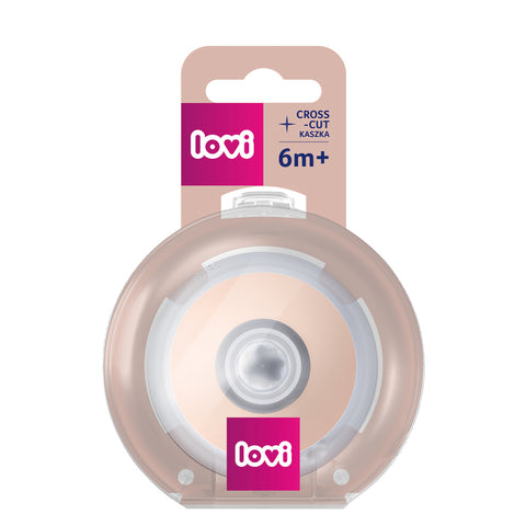 Lovi Feeding Teat Mammafeel 6M+ Cross cut 1PC - 18/735