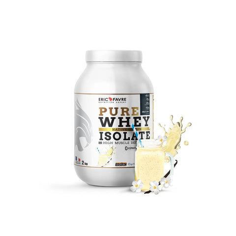 Eric Favre Pure Isolate Whey Protien - Vanilla Flavour, 2 Kg