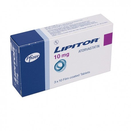 Lipitor 10Mg Tab 30's