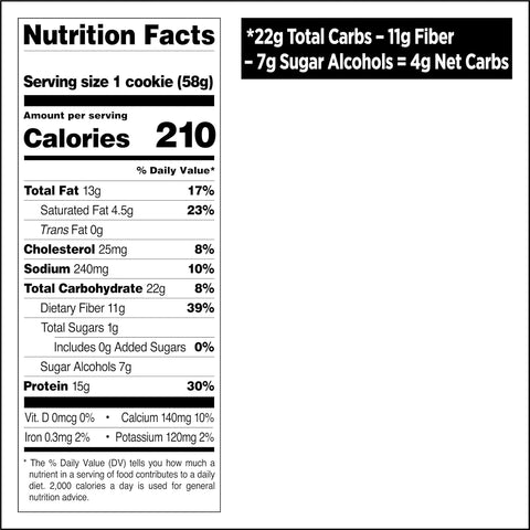 Quest Peanut Butter Chocolate Cookies, 59 Gm