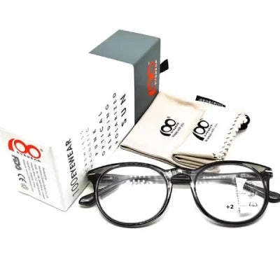 100 Eyewear (Demi Square Magnetic) – Power: +1.50 (152111)