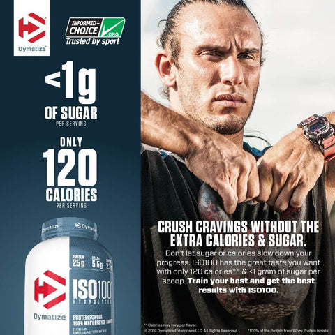 Dymatize ISO 100 Hydrolyzed Whey Protein Isolate - Gourmet Chocolate, 1.34 Lbs