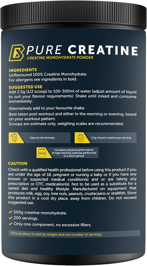 Basix Pure Creatine, 500 Gm