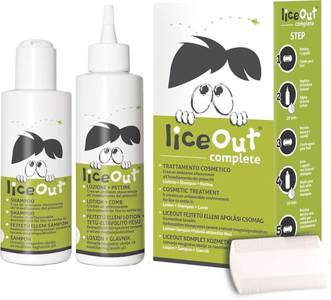 Liceout Complete Kit For Lice Treatment 125 ML