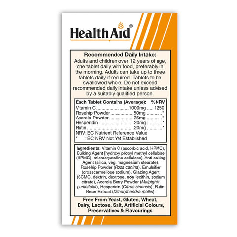 Health Aid Vitamin C 1000 Mg Tablet 30'S