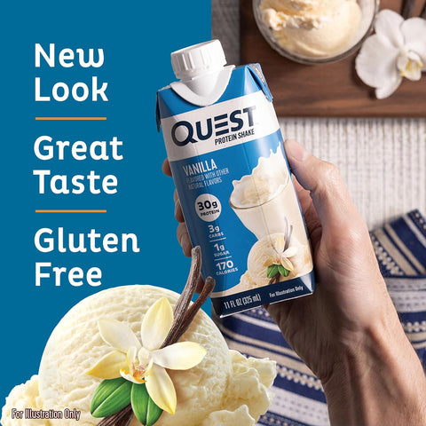 Quest Nutrition Protein Shake - Vanilla, 325 Ml